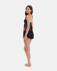 WHAT A STUD BIKINI BOTTOM Black Shorts Women's Bikini Bottom | Steve Madden near me