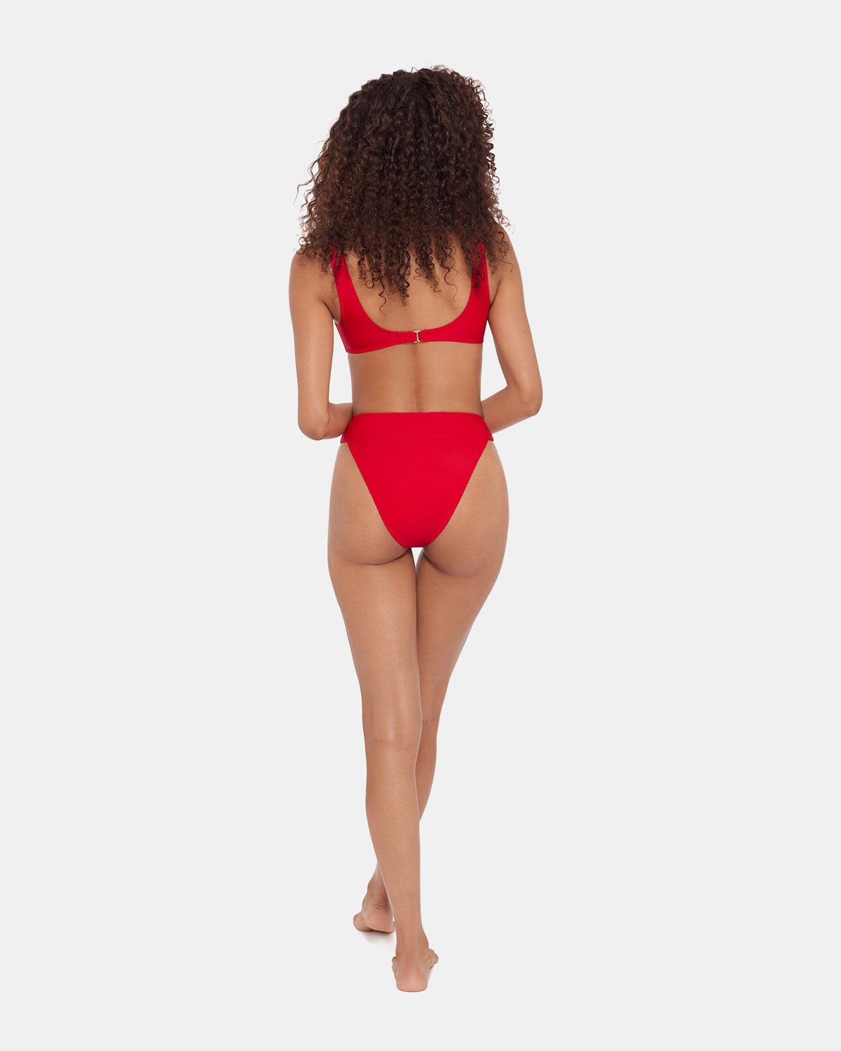 SLEEK 'N CHIC BIKINI TOP CHERRY Women's Bikini Top | Steve Madden on Sale