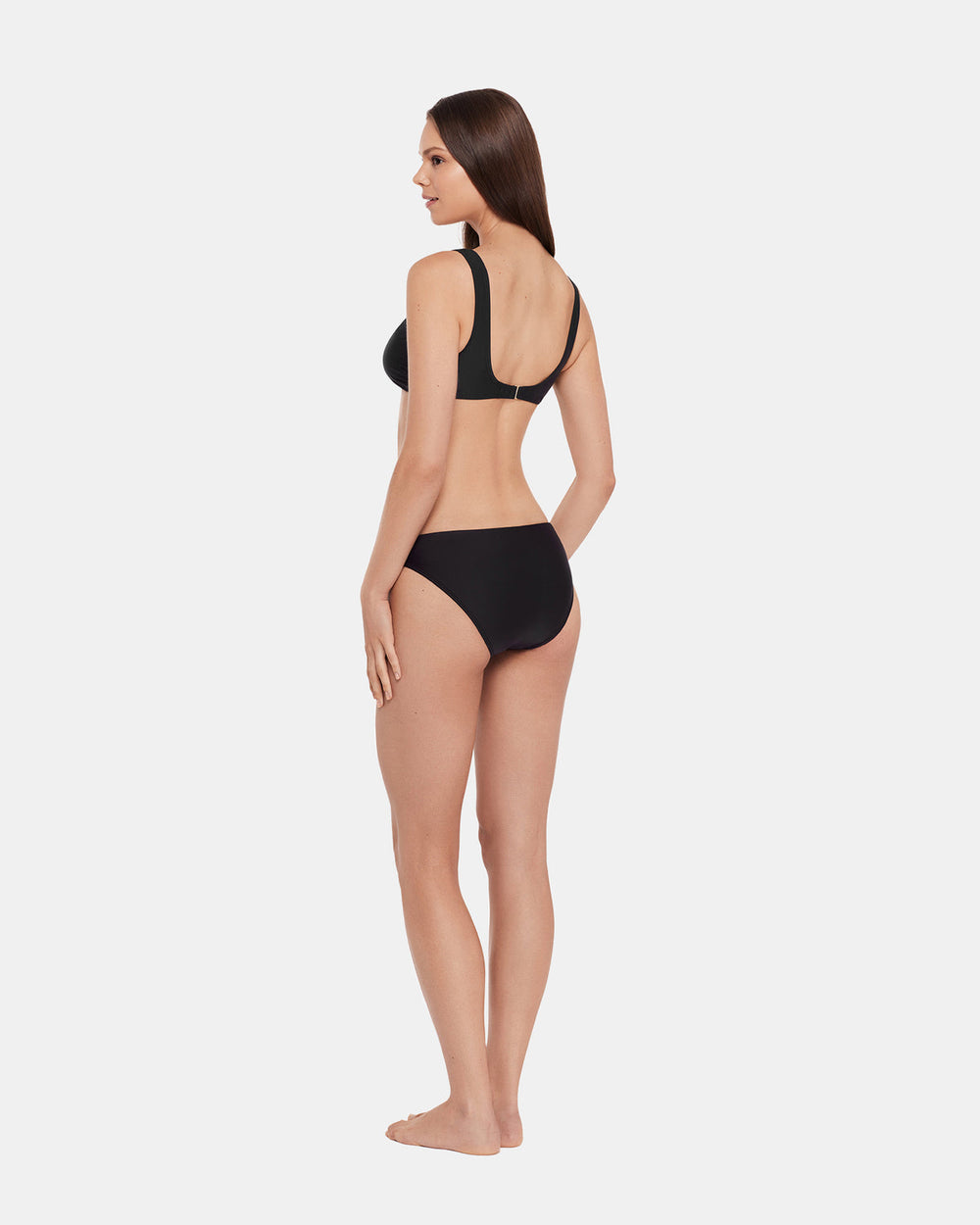 SLEEK 'N CHIC BIKINI TOP BLACK Women's Bikini Top | Steve Madden discount