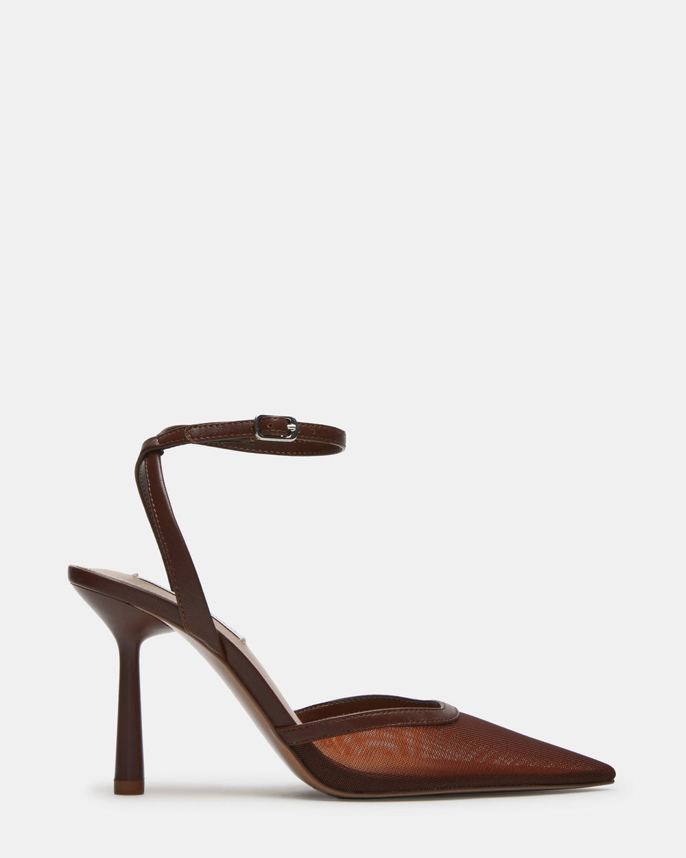 ALLIANCE Mesh Brown Pointed-Toe Pump Women's Heel | Steve Madden Sale
