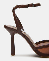 ALLIANCE Mesh Brown Pointed-Toe Pump Women's Heel | Steve Madden Sale