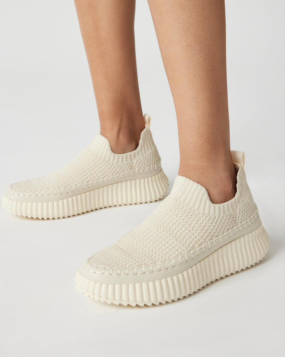 SAMARAH Beige Low Top Slip On Sneaker | Women's Sneakers | Steve Madden on Sale
