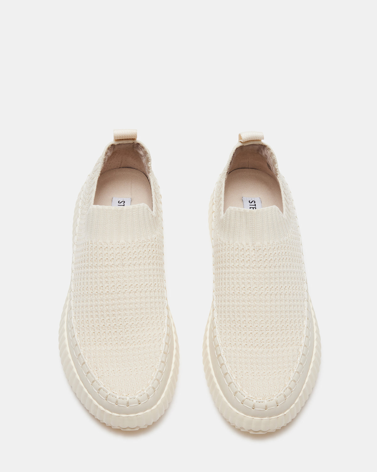SAMARAH Beige Low Top Slip On Sneaker | Women's Sneakers | Steve Madden on Sale