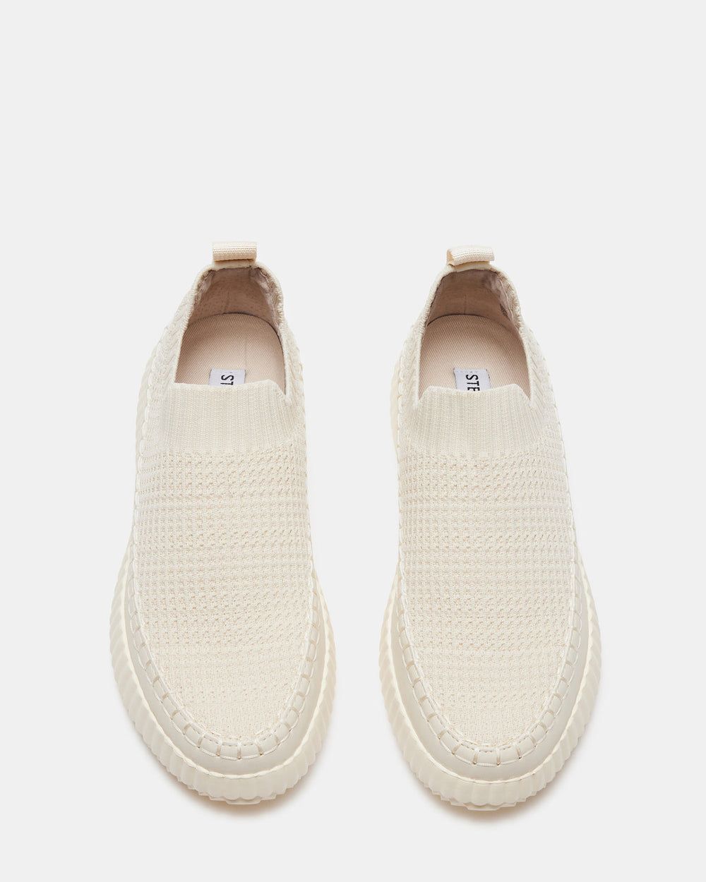 SAMARAH Beige Low Top Slip On Sneaker | Women's Sneakers | Steve Madden on Sale