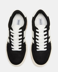 NINJA White/Black Women's Lace-Up Platform Sneaker | Steve Madden for Sale