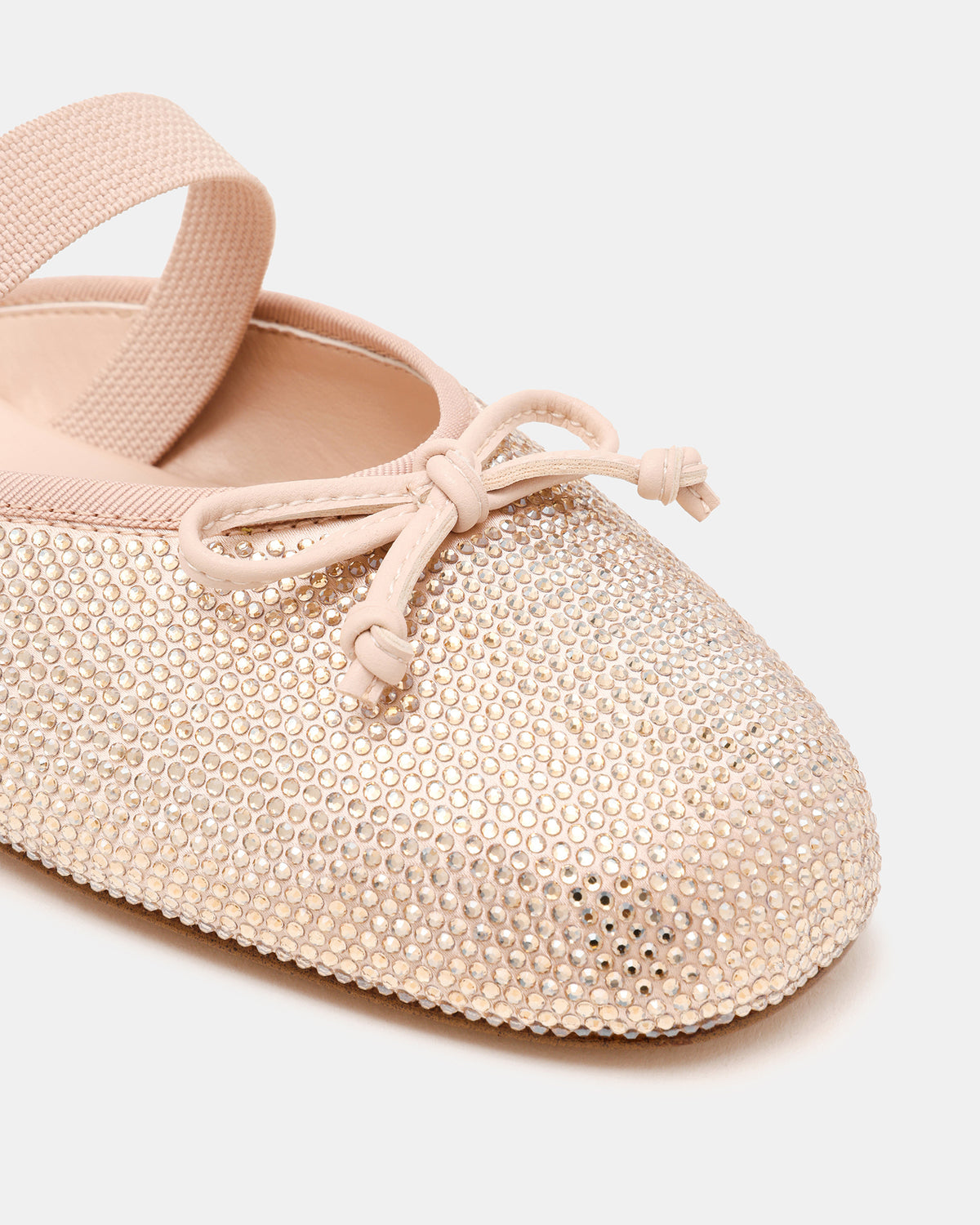 CUTESY Rhinestone Slip-On Ballet Mule Women's Flat | Steve Madden on Sale