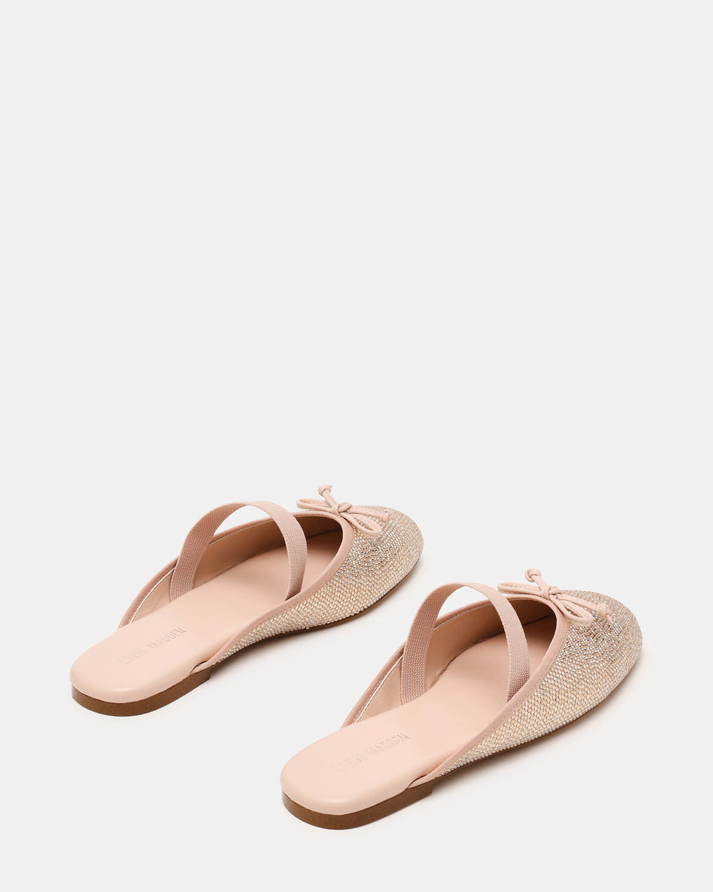 CUTESY Rhinestone Slip-On Ballet Mule Women's Flat | Steve Madden on Sale