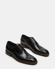 HASEN Black Leather Men's Lace-Up Dress Shoe | Steve Madden near me