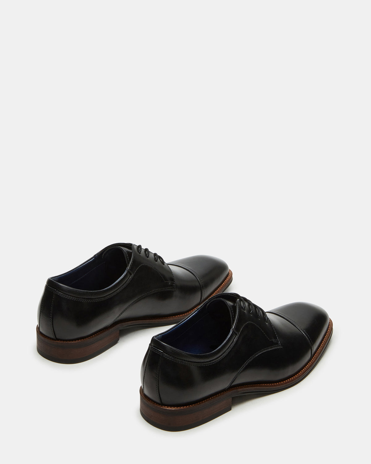 HASEN Black Leather Men's Lace-Up Dress Shoe | Steve Madden near me