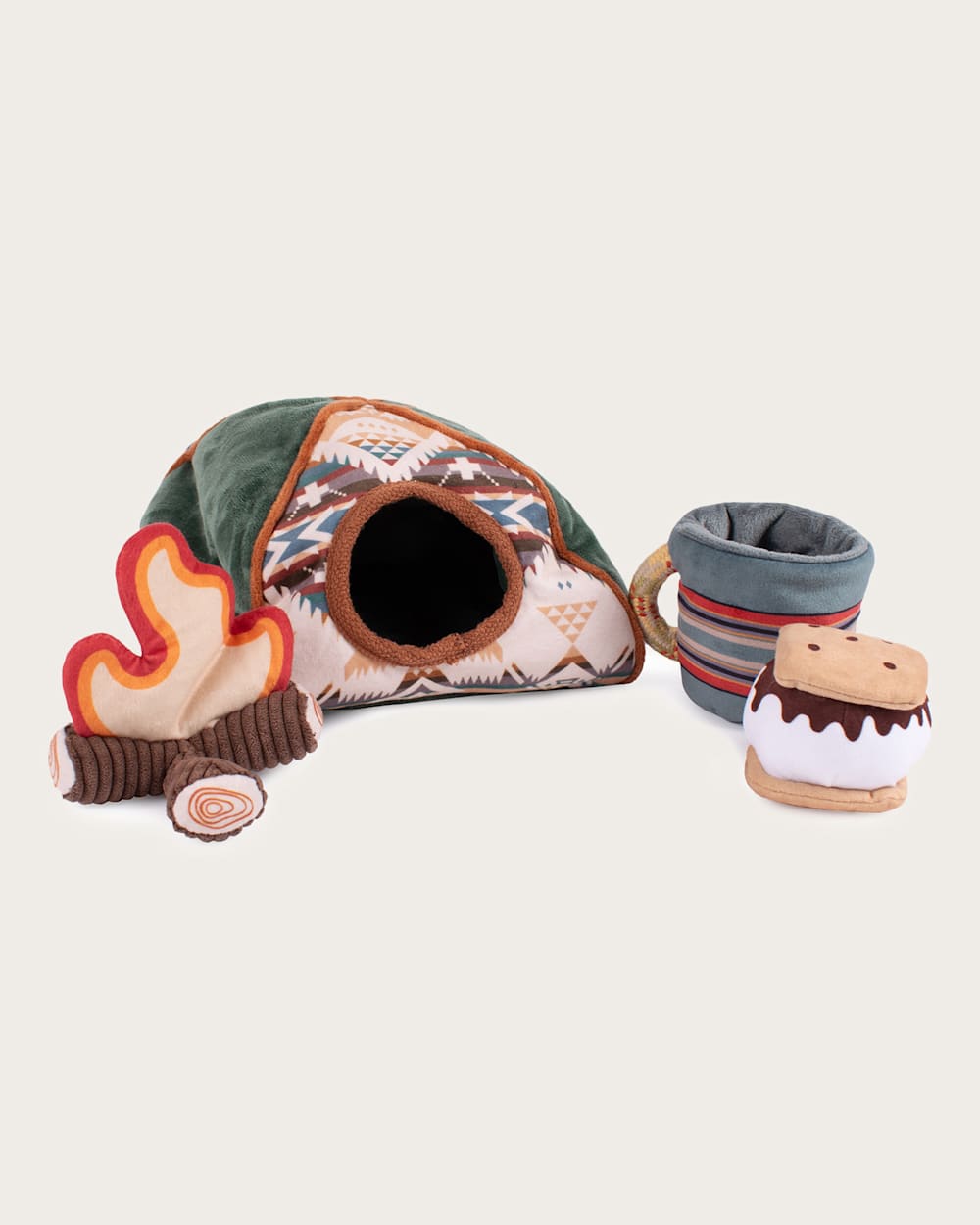 Pendleton Buy Pet Plush Camp Discovery 4PC Toy Fun Interactive Set
