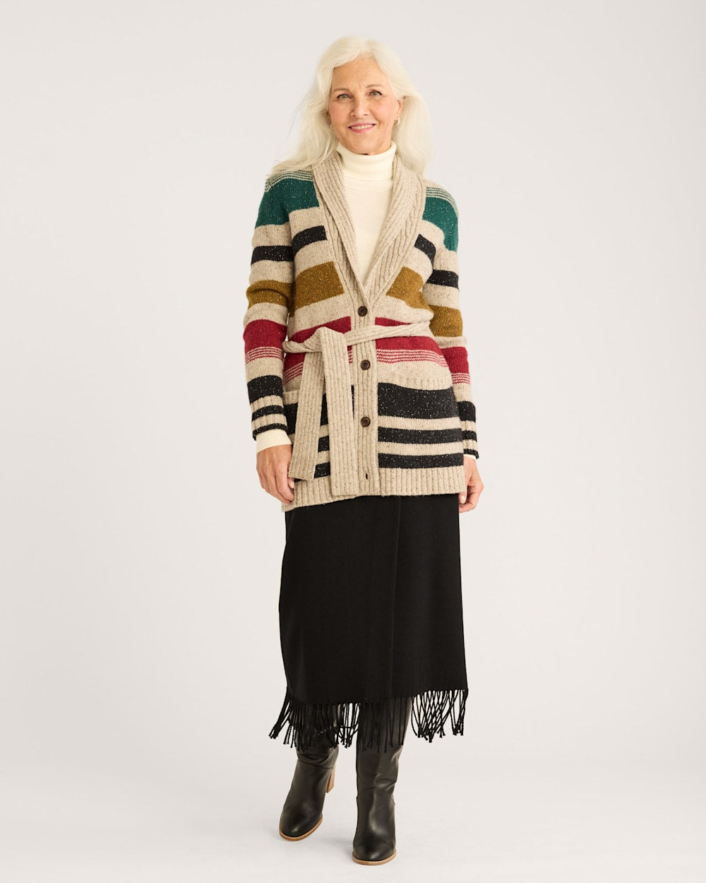 Pendleton WOMEN'S CAMP STRIPE CARDIGAN