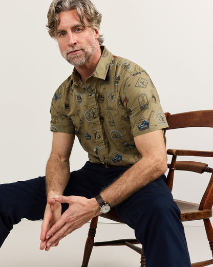 Pendleton Men's Short-Sleeve National Park Shoreline Shirt