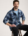 Rust/Navy Plaid