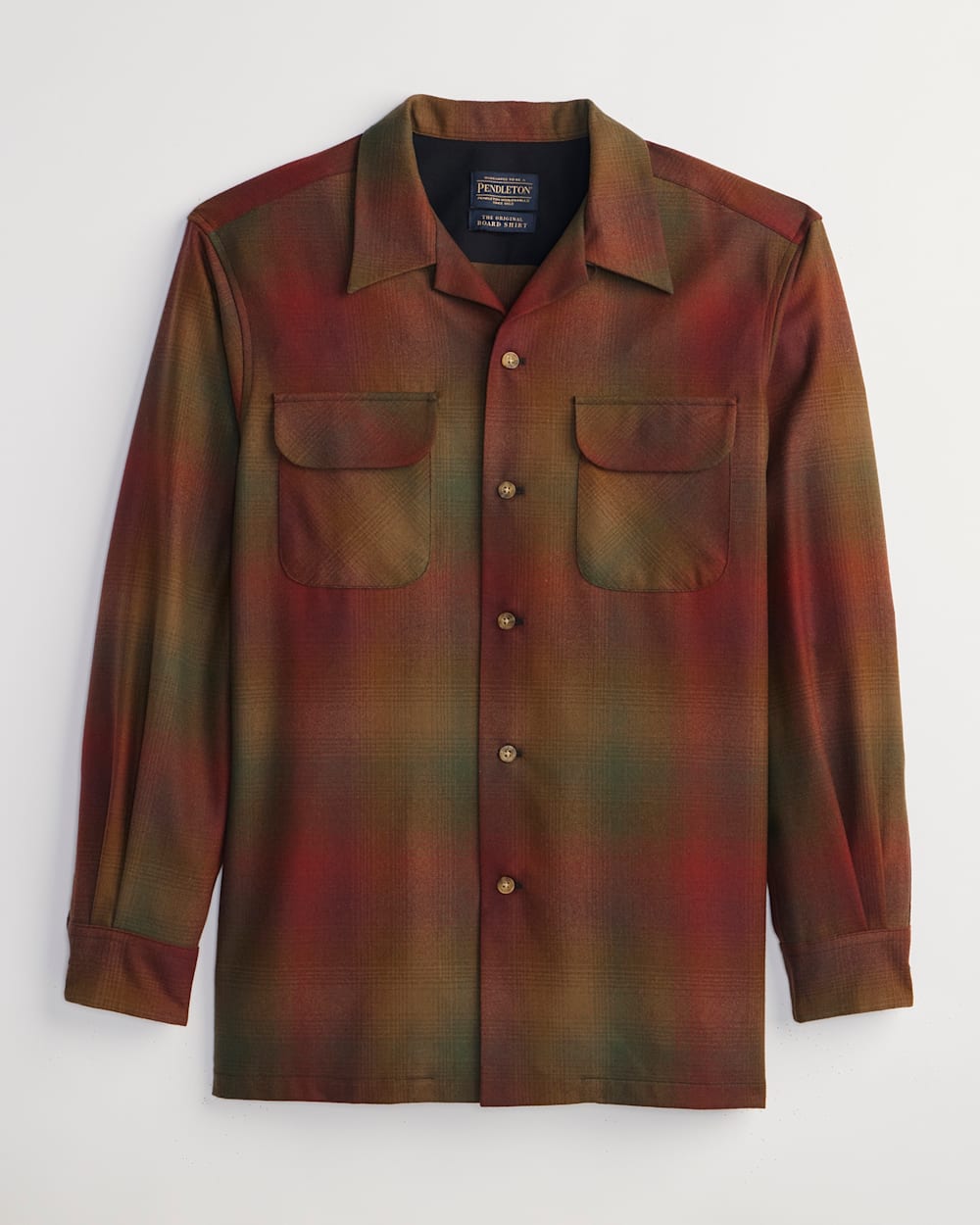 Pendleton Shop Men's Plaid Wool Board Shirt: Stylish Comfort