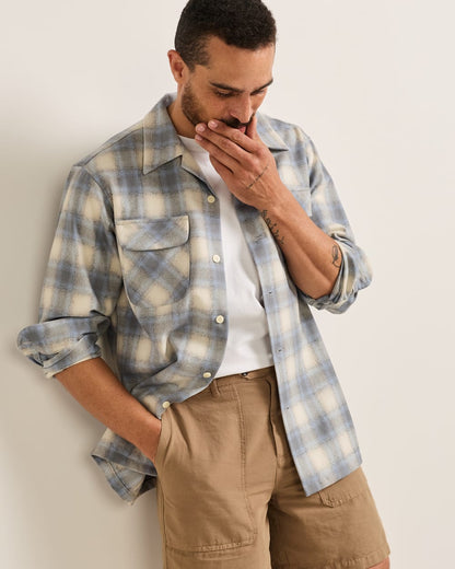 Pendleton Shop Men's Plaid Wool Board Shirt: Stylish Comfort