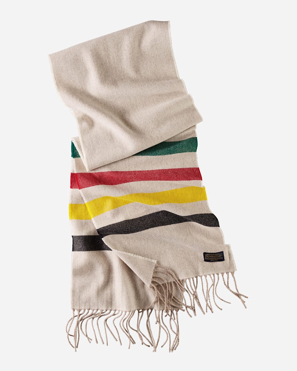 Pendleton Luxurious Wool Glacier Stripe Scarf for Cold-Weather