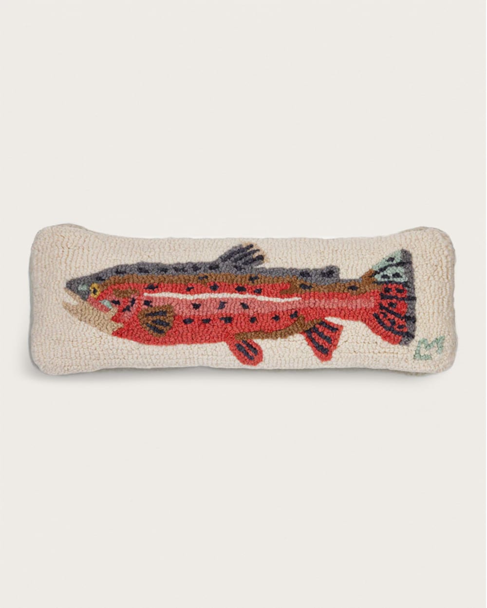 Pendleton Shop Trout Hooked Lumbar Pillow: Comfort & Style