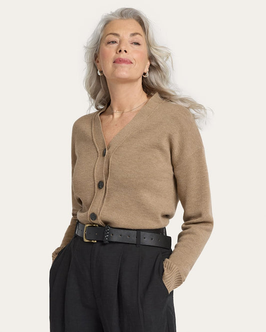 Pendleton Shop Women's Relaxed Merino Cardigan in Sweaters