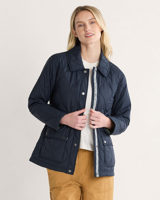 Pendleton Shop Crinkle Quilted Barn Coat for Women