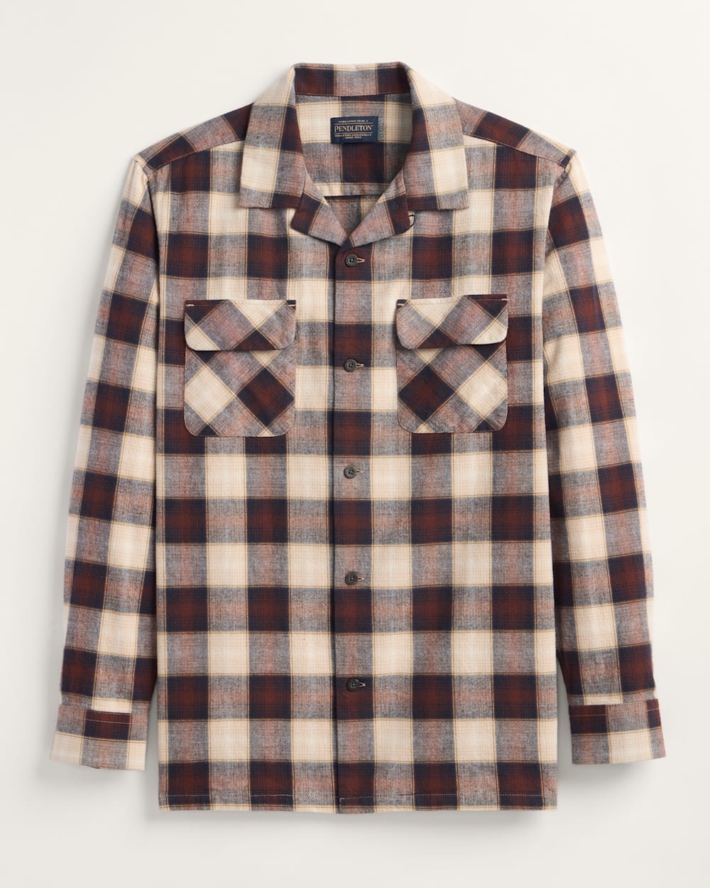 Pendleton Buy Men's Long Sleeve Plaid Cotton Board Shirt Tops