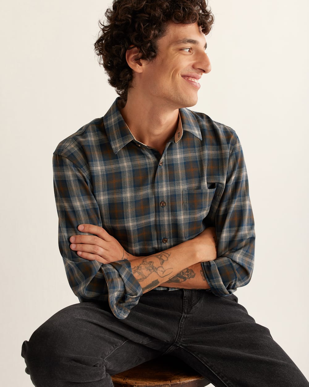Pendleton MEN'S PLAID MERINO LODGE SHIRT