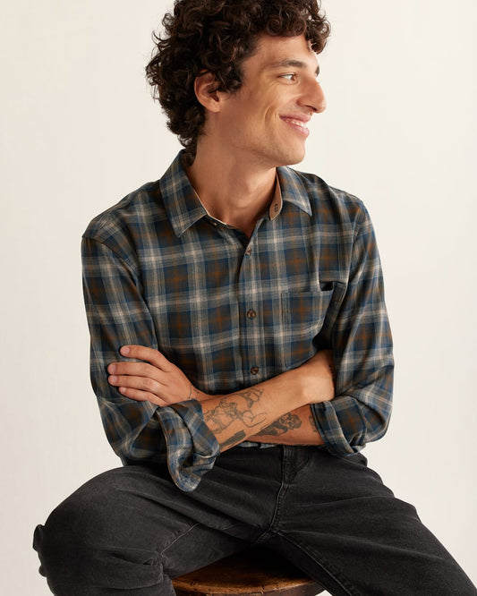 Pendleton MEN'S PLAID MERINO LODGE SHIRT
