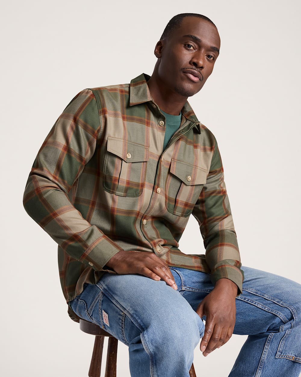 Pendleton Shop Harrison Men's Plaid Harrison Merino Shirt