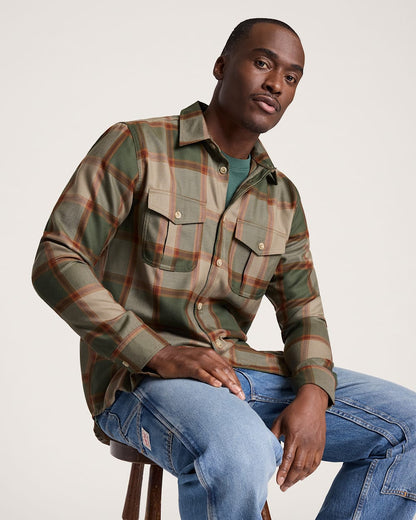 Pendleton Shop Harrison Men's Plaid Harrison Merino Shirt