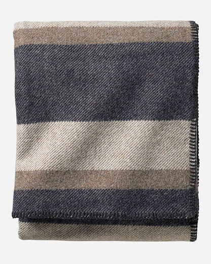Pendleton Eco-Wise Wool Stripe Blanket in Retiring Colors