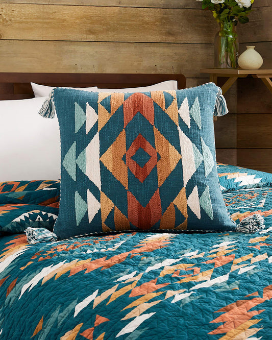 Pendleton Summerland Embroidered Square Pillow