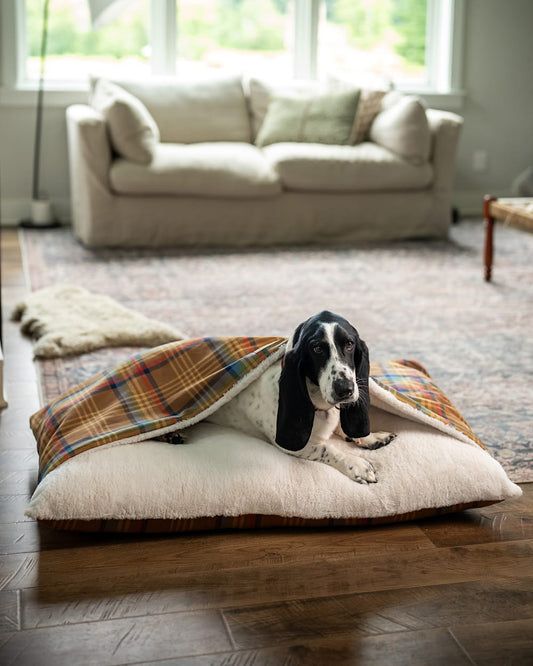 Pendleton Shop Desert Plaid Burrow Pet Bed in Pet Accessories
