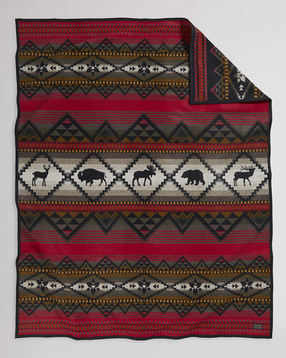 Pendleton Lost Trail Wool Blanket Design